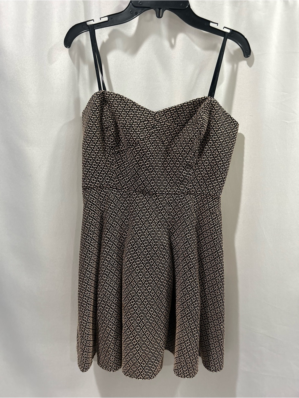 LN BCBGeneration Topstitched Nectar Strapless Mini Dress Jacquard